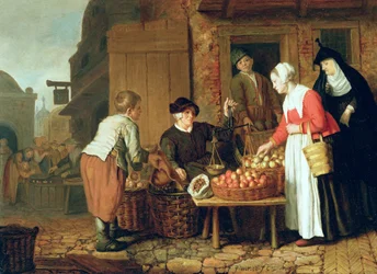 El vendedor de frutas